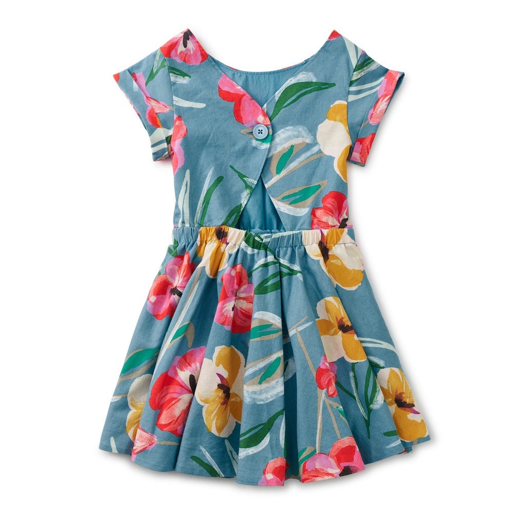 Tea Collection Button Back Skirted Dress - Picture 2 of 9